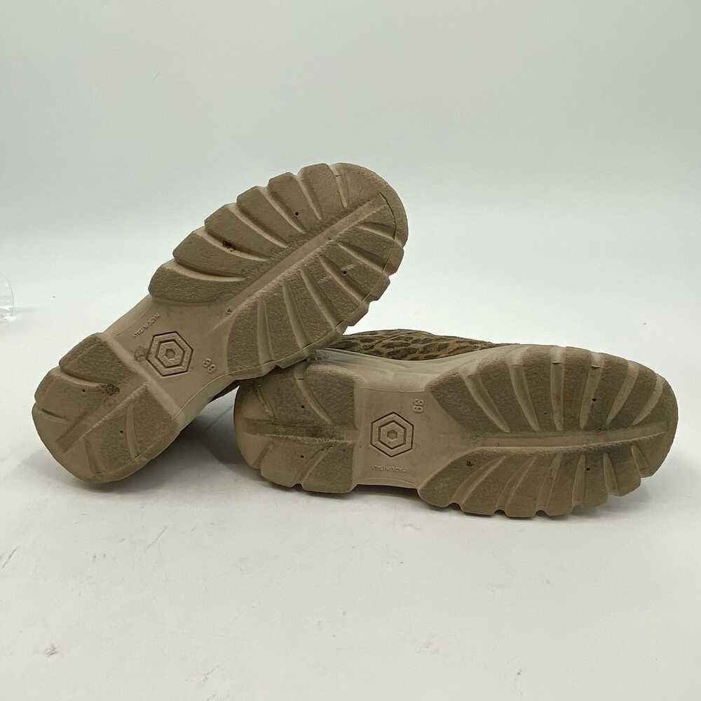 Urban Outfitters Brown Suede Animal-Print Platform Sneakers | Women’s 39EU - Picture 8 of 9